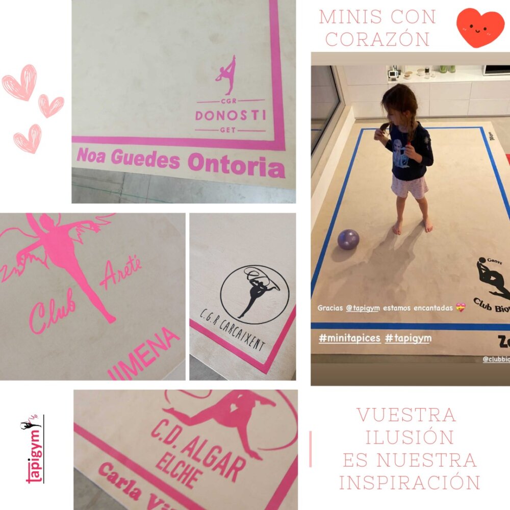 Aunque no lo crea lo creáis, cada día nos llaman y nos comentan que no sabían que existen los minis.... A parte de explicarles en que consisten , les comentamos que "sólo 4.000 gimnastas lo tienen".

Es por ello que queremos ir , poco a poco, dándoos las gracias a tod@s l@s que habéis confiando en nosotros.

Collage 26- Zoe, Noa, Jimena, Carla y Club Areté, Club Donosti, Club Carcaixent, CD Algar y Club Biqueira 

Gracias campeonas, vuestra ilusión es nuestra inspiración.