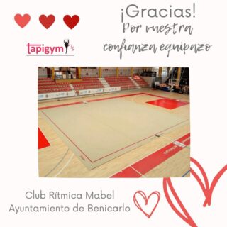 Hoy viajamos a Benicarlo (Castellón), para dar las gracias al Ajuntament y a al Club Mabel, por seguir mejorando las condiciones de entrenamiento de sus gimnastas.

Seguro que vuestro tapiz ayudará a todas l@s gimnastas, técnic@s del Club, en sus entrenamientos diarios y competiciones. Sois muy grandes campeonas.

A disfrutarlo y Aúpa Equipazo.

#GimnasiaRítmica #GR #Gymnastics #Gimnasia #GRGymnastics #RG #Gymnast #GRMundial #FIGGR #GRFIG #AmorPorLaGR #BellezaGR #CampeonasGR #GRCampeonas #GResArte #GRFans #GRPassion
