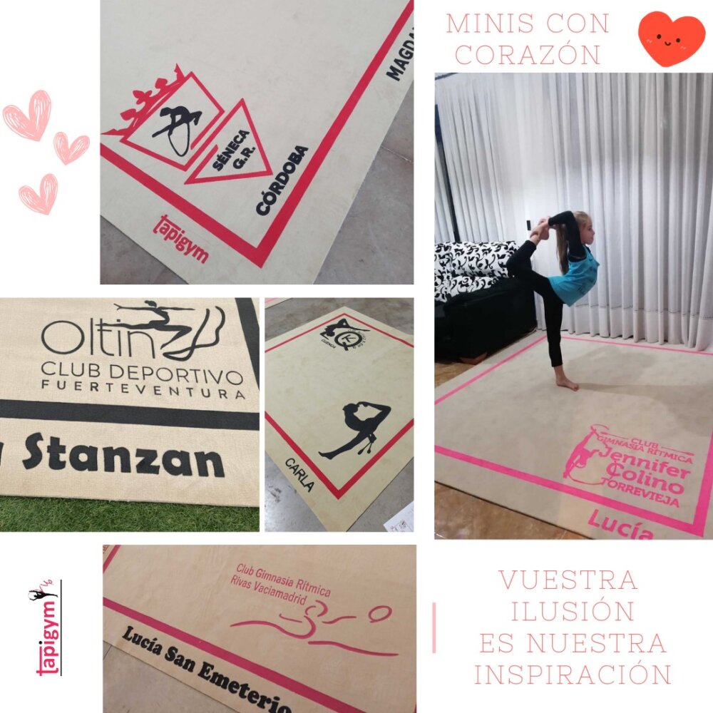 Aunque no lo crea lo creáis, cada día nos llaman y nos comentan que no sabían que existen los minis.... A parte de explicarles en que consisten , les comentamos que "sólo 4.000 gimnastas lo tienen".

Es por ello que queremos ir , poco a poco, dándoos las gracias a tod@s l@s que habéis confiando en nosotros.

Collage 28-Magdalena, Lucía, Sara Stanzan, Carla, Lucía San Emeterio, y los clubes: GR Séneca de Córdoba, CD Fuerteventura Oltin, CGR K en Q Cuenca, CGR Rivas y CGR Jennifer Colino.

Gracias campeonas, vuestra ilusión es nuestra inspiración.