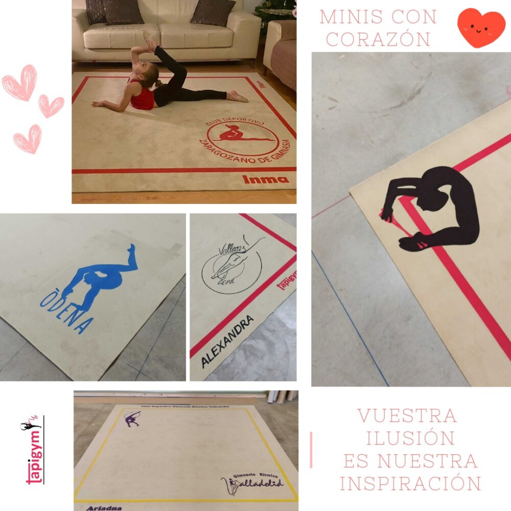 Aunque no lo crea lo creáis, cada día nos llaman y nos comentan que no sabían que existen los minis.... A parte de explicarles en que consisten , les comentamos que "sólo 4.000 gimnastas lo tienen".

Es por ello que queremos ir , poco a poco, dándoos las gracias a tod@s l@s que habéis confiando en nosotros.

Collage 29- Inma , Ariadna y Alexandra, y los clubes : CGR Odena, CD Zaragozano, CGR Vallecas y CGR Valladolid

Gracias campeonas, vuestra ilusión es nuestra inspiración.