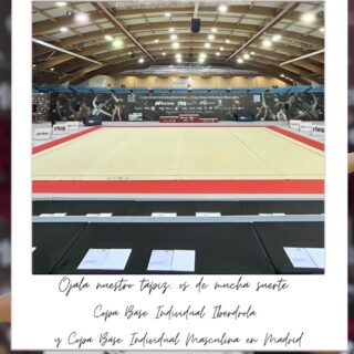 Sabemos todo el esfuerzo y el trabajo que habéis hecho… Ahora solo queda demostrarlo sobre el tapiz.

Ojalá nuestro tapiz os traiga toda la suerte del mundo.

¡A tope, campeonas y campeones!