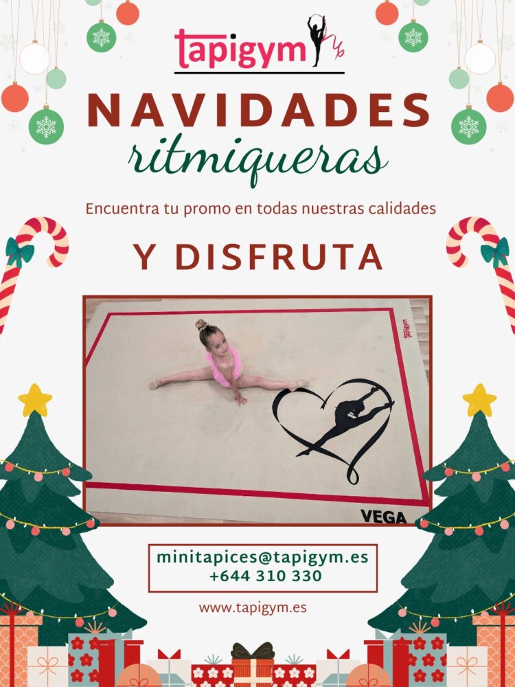 Los elfos siguen trabajando, para l@s mejores gimnastas del mundo.

Consulta nuestra promos navideñas, en minitapices@tapigym.es o en +34 644 310 330.