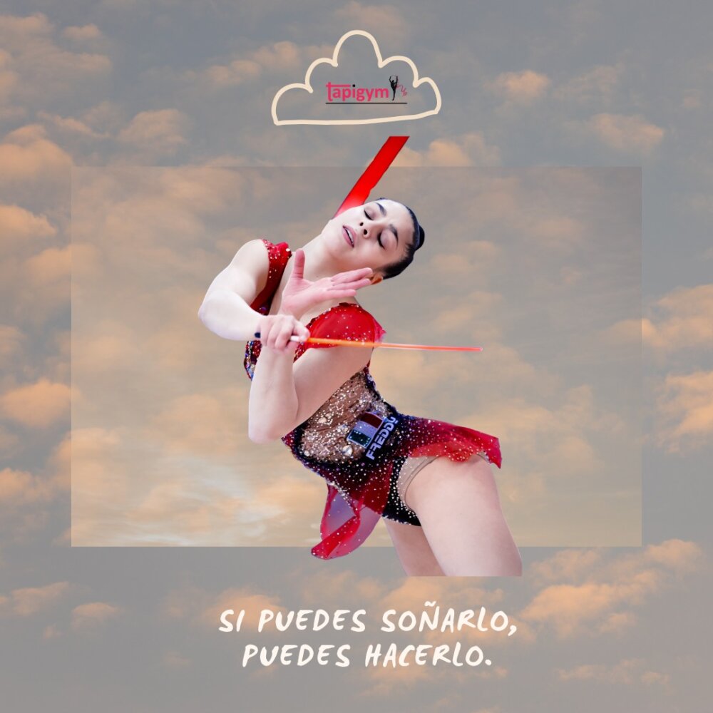 Sueña campeona, sueña campeón.
Sobre el tapiz no hay excusas: solo sueños cumplidos.