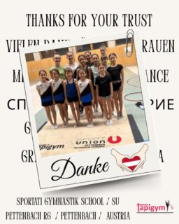 Muchas gracias al Club Sportunion -Pettenbach RG en Austria. Estamos seguros de que vuestro tapiz os ayudará a seguir creciendo y a mejorar las condiciones de entrenamiento de vuestras gimnastas y entrenadoras.

¡A tope con la gimnasia rítmica en Pettenbach y Austria ! 💪✨

Many thanks to the Club Sportunion -Pettenbach RG in Austria. for their trust. We are sure that your mat will help you continue to grow and improve the training conditions for your gymnasts and coaches.

Let’s keep rhythmic gymnastics strong in Pettenbach and Austria! 💪✨