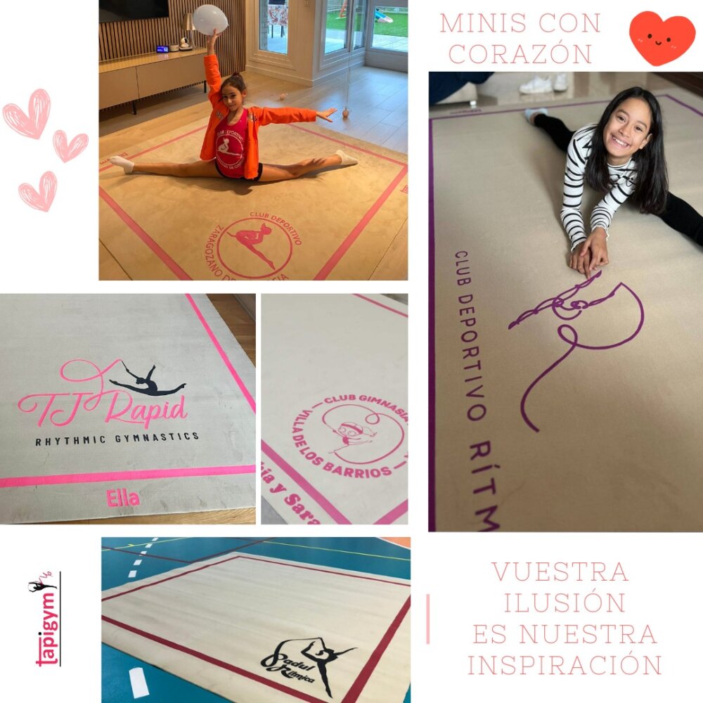 Aunque no lo crea lo creáis, cada día nos llaman y nos comentan que no sabían que existen los minis.... A parte de explicarles en que consisten , les comentamos que "sólo 4.200 gimnastas lo tienen".

Es por ello que queremos ir , poco a poco, dándoos las gracias a tod@s l@s que habéis confiando en nosotros.

Collage 32, Lucía, Chythia y Sara, Paula, Ella , CD Zaragozano, TJ Rapid RG, GR Los Barrios, CGR Padul y Club CR Ritmic Mallorca

Gracias campeonas, vuestra ilusión es nuestra inspiración.