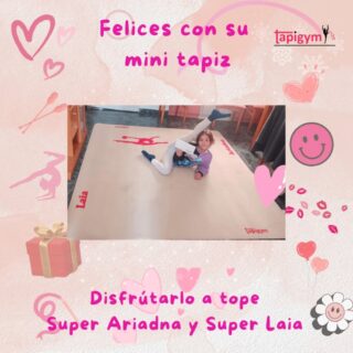 Muchas gracias Ariadna y Laia ❤️, seguro que disfrutaréis de vuestra pasión por la gimnasia rítmica con vuestro mini tapiz, porque la ilusión de las gimnastas es nuestra principal motivación para seguir mejorando.

#minitapices #minicarpets #GR #RG #gimnasiarítmica #rhythmicgymnastic #rítmica #Entrenamiento #casa #RG #tapicespersonalizados

+ información: llamadas o mensajes de whatsapp o telegram en el +344644310330 o por email minitapices@tapigym.es en España, fuera España minicarpets@tapigym.com , o en nuestras redes sociales @tapigym