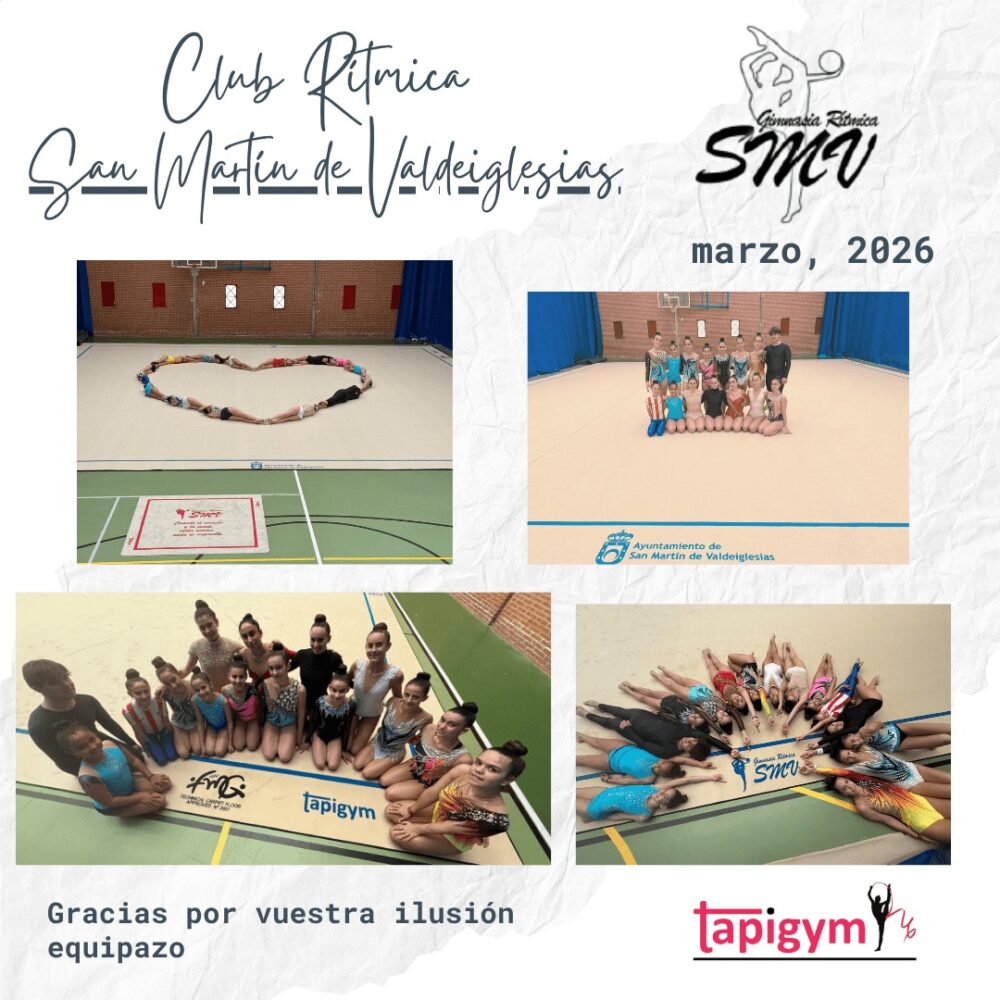 Seguimos agradeciendo al Club Rítmica San Martín , el cariño de sus gimnastas y técnicos.

A disfrutarlo y Aúpa Equipazo.

#GimnasiaRítmica #GR #Gymnastics #Gimnasia #GRGymnastics #RG #Gymnast #GRMundial #FIGGR #GRFIG #AmorPorLaGR #BellezaGR #CampeonasGR #GRCampeonas #GResArte #GRFans #GRPassion