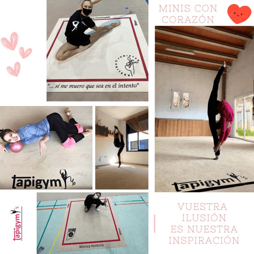 Aunque no lo crea lo creáis, cada día nos llaman y nos comentan que no sabían que existen los minis.... A parte de explicarles en que consisten, les comentamos que "sólo 4.200 gimnastas lo tienen" y “están encantad@s con sus minis”.

Es por ello, que queremos ir , poco a poco, dándoos las gracias, a tod@s l@s que habéis confiado en nosotros.

El collage de hoy es muy especial, dado que cuenta con 3 de nuestros primeros minis. Otra pedazo Gimnasta como Adelina, y una de las mejores preparadoras físicas del mundo, doctora en INEF y actual preparadora de nuestro equipo nacional, Mónica Hontoria.

Collage 36. Con Noa Ros, Polina Berezina, Alba Bautista, Adelina Fominykh y Mónica Hontoria

Gracias campeonas, vuestra ilusión es nuestra inspiración.