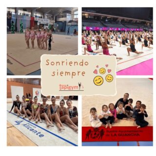 Una década de sonrisas. Es por ello que queremos ir , poco a poco, dándoos las gracias a tod@s l@s que habéis confiando en nosotros.

Colección 16 – CGR Gricia en La Guancha, CGR Arco Iris Caspe, Club ECA Alicante y el Rítmica FEST en Pamplona