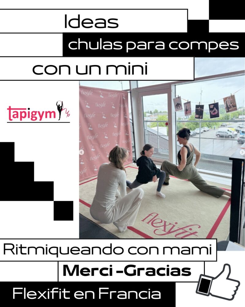 Gracias a Flexifit por demostrarnos que durante las competiciones, gimnastas, familiares y aficionados pueden aprender y disfrutar de la rítmica con un mini tapiz y sobre todo mucho ingenio.

Hoy os mostramos “entrenamientos” personalizados… ¡con mamá! en Cto. de Francia.

#minitapices #minicarpets #GR #RG #gimnasiarítmica #rhythmicgymnastic #rítmica #Entrenamiento #casa #RG #tapicespersonalizados

+ información: llamadas o mensajes de whatsapp o telegram en el +344644310330 o por email minitapices@tapigym.es en España, fuera España minicarpets@tapigym.com , o en nuestras redes sociales @tapigym