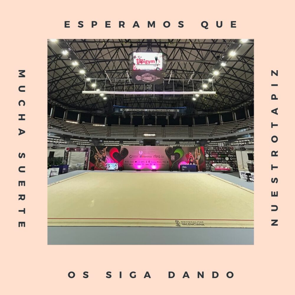 Sabemos lo que habéis luchado. 

Ahora toca disfrutar de un momento único.

Ojala nuestro tapiz , os de mucha suerte, a tod@s.