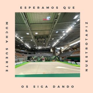 Sabemos lo que habéis luchado.

Ahora toca disfrutar de un momento único.

Ojala nuestro tapiz , os de mucha suerte, a tod@s.

Cto de España Gimnasia Estética de Grupo celebrado en Huesca.
