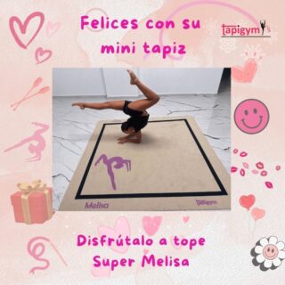 Muchas gracias Melisa ❤️, seguro que disfrutaras de tu pasión por la gimnasia rítmica con tu mini tapiz, porque la ilusión de las gimnastas es nuestra principal motivación para seguir mejorando.

#minitapices #minicarpets #GR #RG #gimnasiarítmica #rhythmicgymnastic #rítmica #Entrenamiento #casa #RG #tapicespersonalizados

+ información: llamadas o mensajes de whatsapp o telegram en el +344644310330 o por email minitapices@tapigym.es en España, fuera España minicarpets@tapigym.com , o en nuestras redes sociales @tapigym
