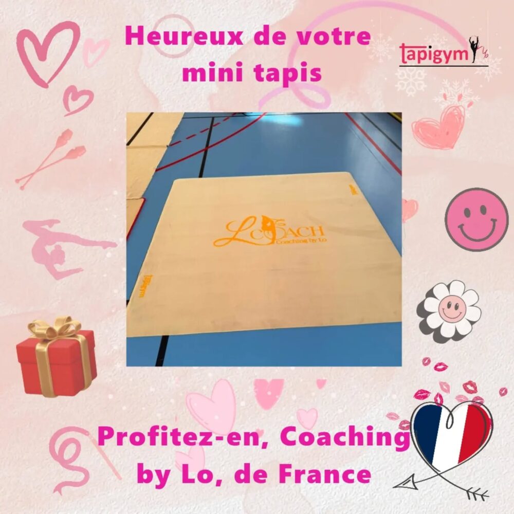 Muchas gracias Coaching by Lo Center ❤️ . Seguro que disfrutaras de tu pasión por la gimnasia rítmica con tu mini tapiz, porque la ilusión de las gimnastas es nuestra principal motivación para seguir mejorando.

#minitapices #minicarpets #GR #RG #gimnasiarítmica rhythmicgymnastic rítmica Entrenamiento casa RG tapicespersonalizados

+ información: llamadas o mensajes de whatsapp o telegram en el +344644310330 o por email minitapices@tapigym.es en España, fuera España minicarpets@tapigym.com , o en nuestras redes sociales @tapigym

Merci beaucoup Coaching by Lo Center ❤️, Nous sommes certains que tu profiteras pleinement de ta passion pour la gymnastique rythmique avec ton mini tapis, car l’enthousiasme des gymnastes est notre principale motivation pour continuer à nous améliorer.

minitapices minicarpets GR RG gymnastiquerythmique rhythmicgymnastics rythmique entraînement maison RG tapispersonnalisés

d’informations : appels ou messages via WhatsApp ou Telegram au +34 644 31 03 30, ou par e-mail à minitapices@tapigym.es
(Espagne) et minicarpets@tapigym.com
(hors Espagne), ou sur nos réseaux sociaux @tapigym