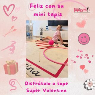 Muchas gracias Valentina ❤️, seguro que disfrutaras de tu pasión por la gimnasia rítmica con tu mini tapiz, porque la ilusión de las gimnastas es nuestra principal motivación para seguir mejorando.

#minitapices #minicarpets #GR #RG #gimnasiarítmica #rhythmicgymnastic #rítmica #Entrenamiento #casa #RG #tapicespersonalizados

+ información: llamadas o mensajes de whatsapp o telegram en el +344644310330 o por email minitapices@tapigym.es en España, fuera España minicarpets@tapigym.com , o en nuestras redes sociales @tapigym