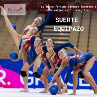 A tope equipazo. A demostrar que sois las mejores.