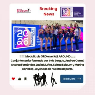CAMPEONAS DEL MUNDO EN EL ALL AROUND. 

Sois LEYENDAS DE NUESTRO DEPORTE.