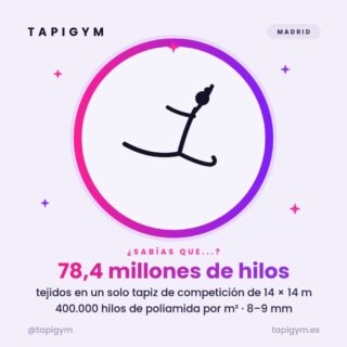 78,4 millones de hilos, 78,4 millones de ilusiones....