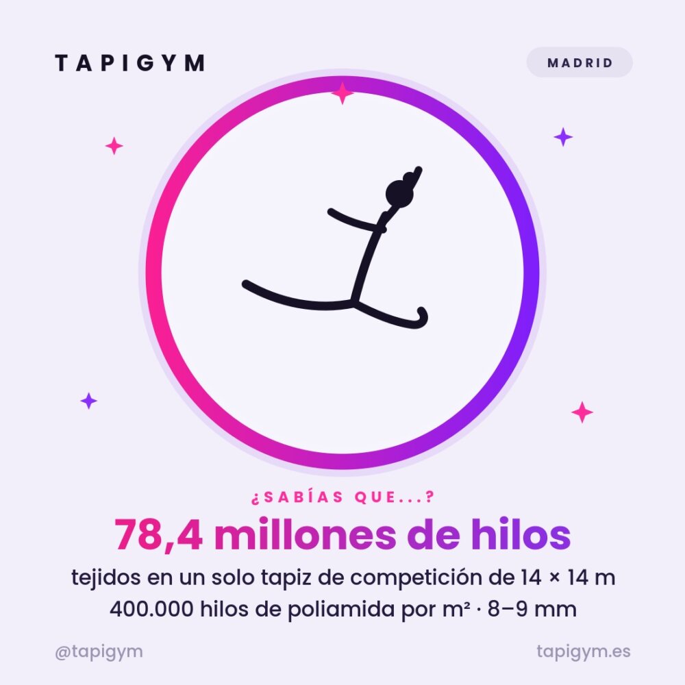 78,4 millones de hilos, 78,4 millones de ilusiones....