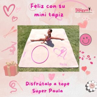 Muchas gracias Paula ❤️, seguro que disfrutaras de tu pasión por la gimnasia rítmica con tu mini tapiz, porque la ilusión de las gimnastas es nuestra principal motivación para seguir mejorando.

#minitapices #minicarpets #GR #RG #gimnasiarítmica rhythmicgymnastic rítmica Entrenamiento casa RG tapicespersonalizados

+ información: llamadas o mensajes de whatsapp o telegram en el +344644310330 o por email minitapices@tapigym.es en España, fuera España minicarpets@tapigym.com , o en nuestras redes sociales @tapigym