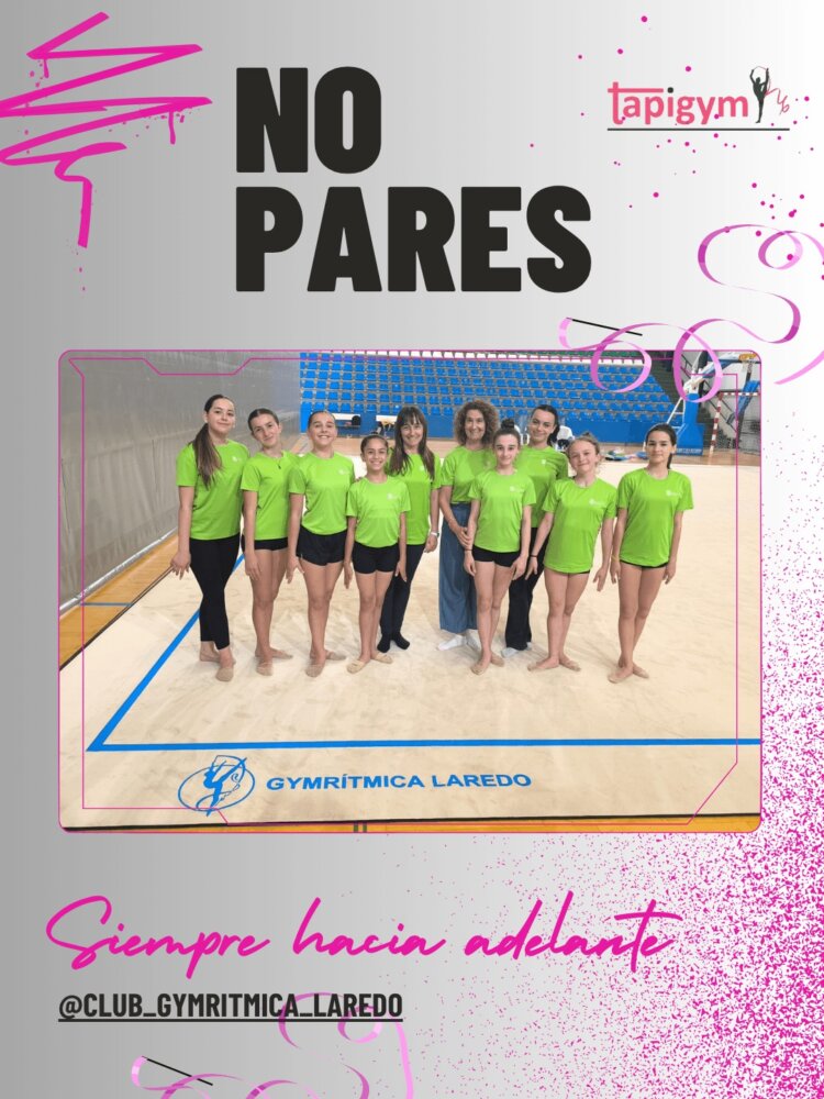 ¿Cómo sería el inicio del curso?, sin la ilusión de la rítmica.

Gracias a Gymrítmica Laredo, y como dice la imagen.... A NO PARAR Y SIEMPRE ADELANTE.